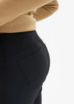 bonprix Hosen|Kurzgrößen^Stretch-Hose schwarz