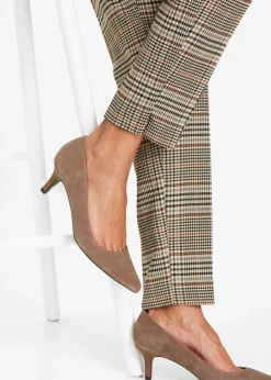 bonprix Bekleidung·Kleider|Hosen^Stretch-Hose hellbraun kariert