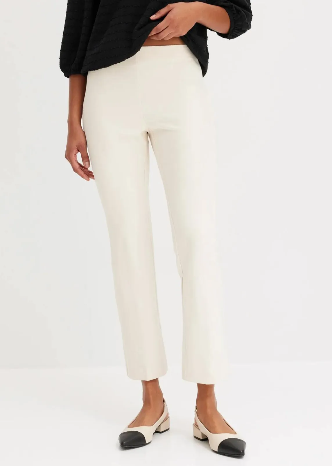 bonprix Bekleidung·Kleider|Hosen^Stretch-Hose kieselbeige
