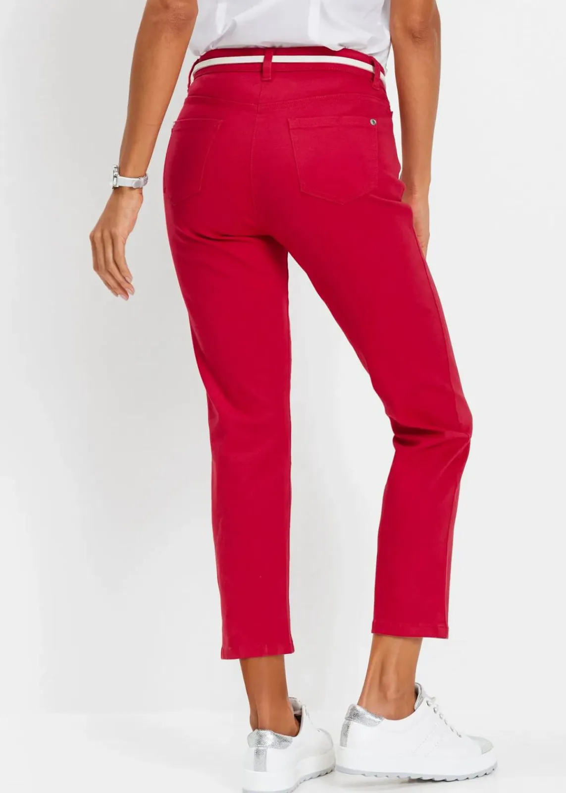 bonprix Hosen|Bekleidung·Kleider^7/8-Stretchhose granatrot