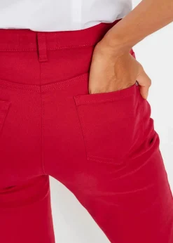 bonprix Hosen|Bekleidung·Kleider^7/8-Stretchhose granatrot