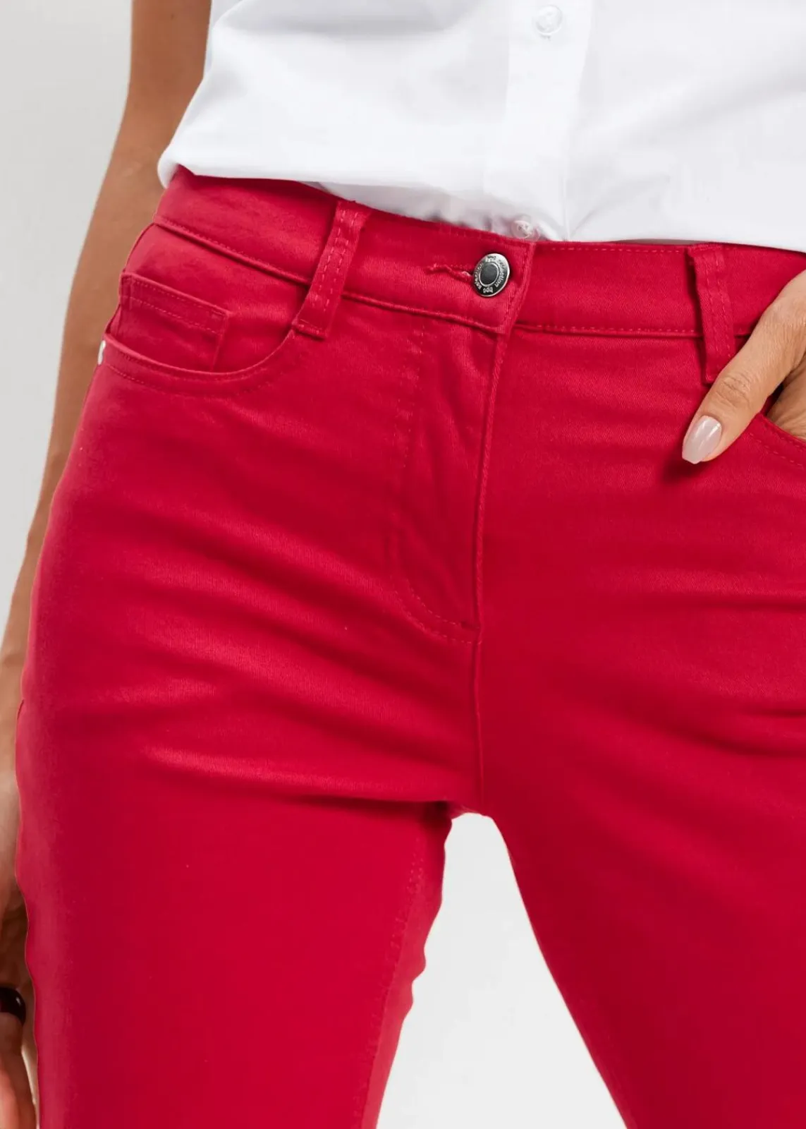 bonprix Hosen|Bekleidung·Kleider^7/8-Stretchhose granatrot