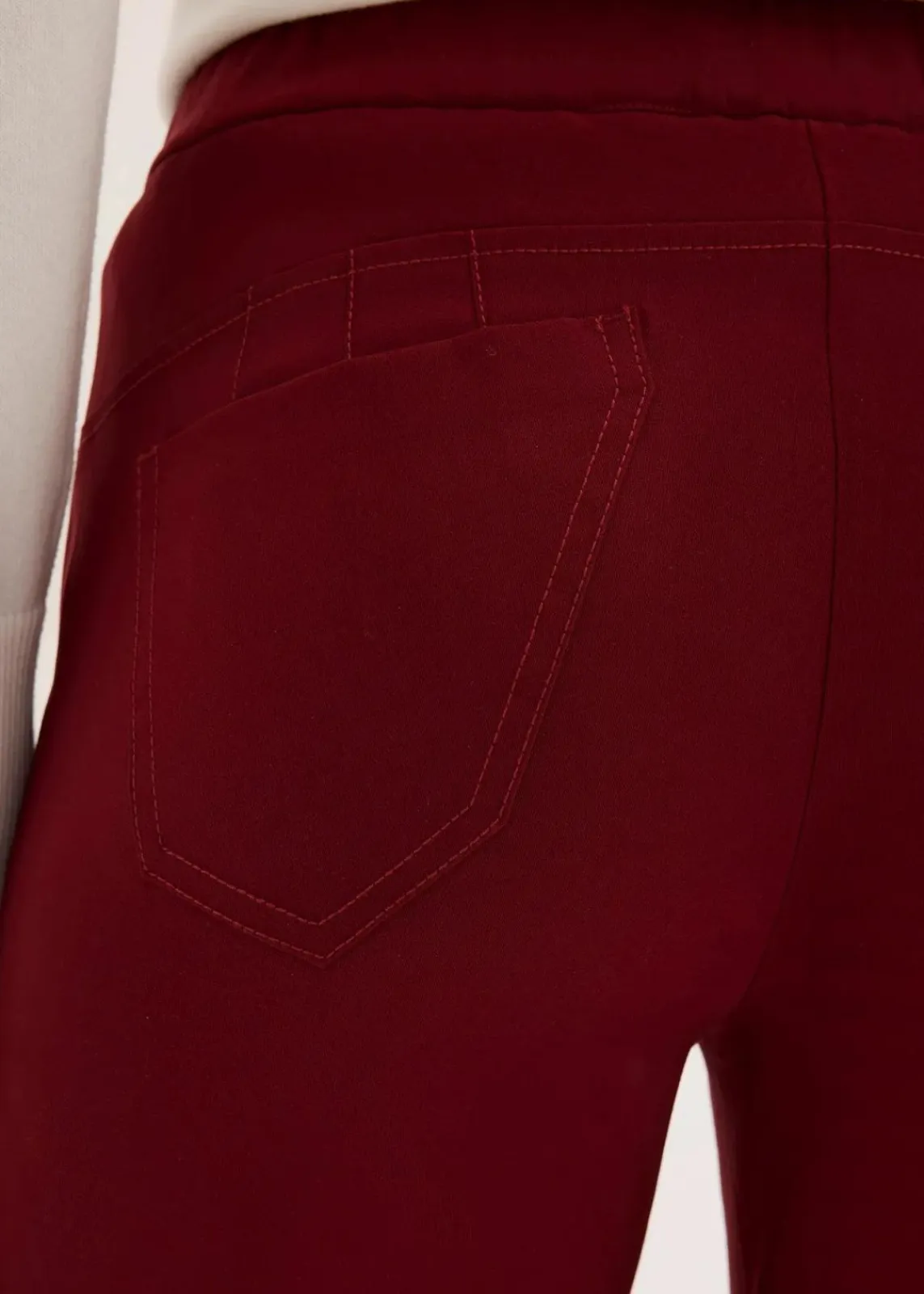 bonprix Hosen|Kurzgrößen^Stretch-Hose rubinrot