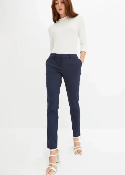 bonprix Hosen|Bekleidung·Kleider^Stretch-Hose dunkelblau