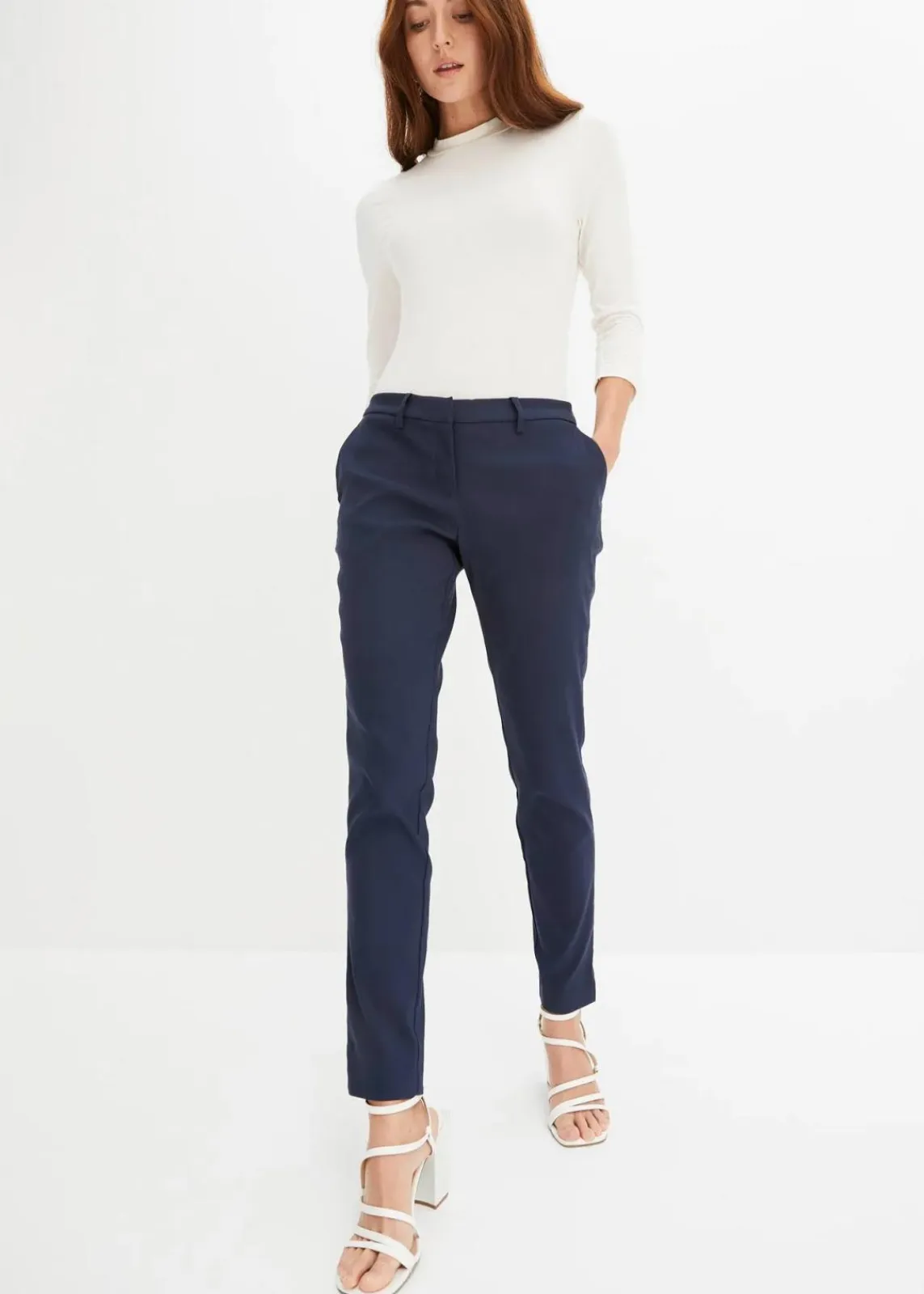 bonprix Hosen|Bekleidung·Kleider^Stretch-Hose dunkelblau