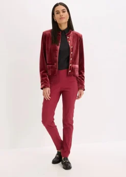 bonprix Hosen|Bekleidung·Kleider^Stretch-Hose pflaumenrot
