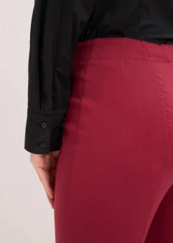 bonprix Hosen|Bekleidung·Kleider^Stretch-Hose pflaumenrot