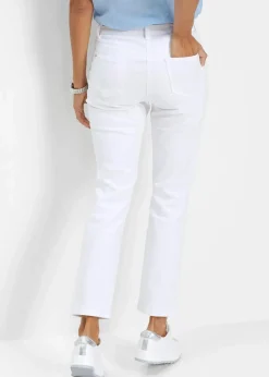 bonprix Bekleidung·Kleider|Hosen^7/8-Stretchhose weiß