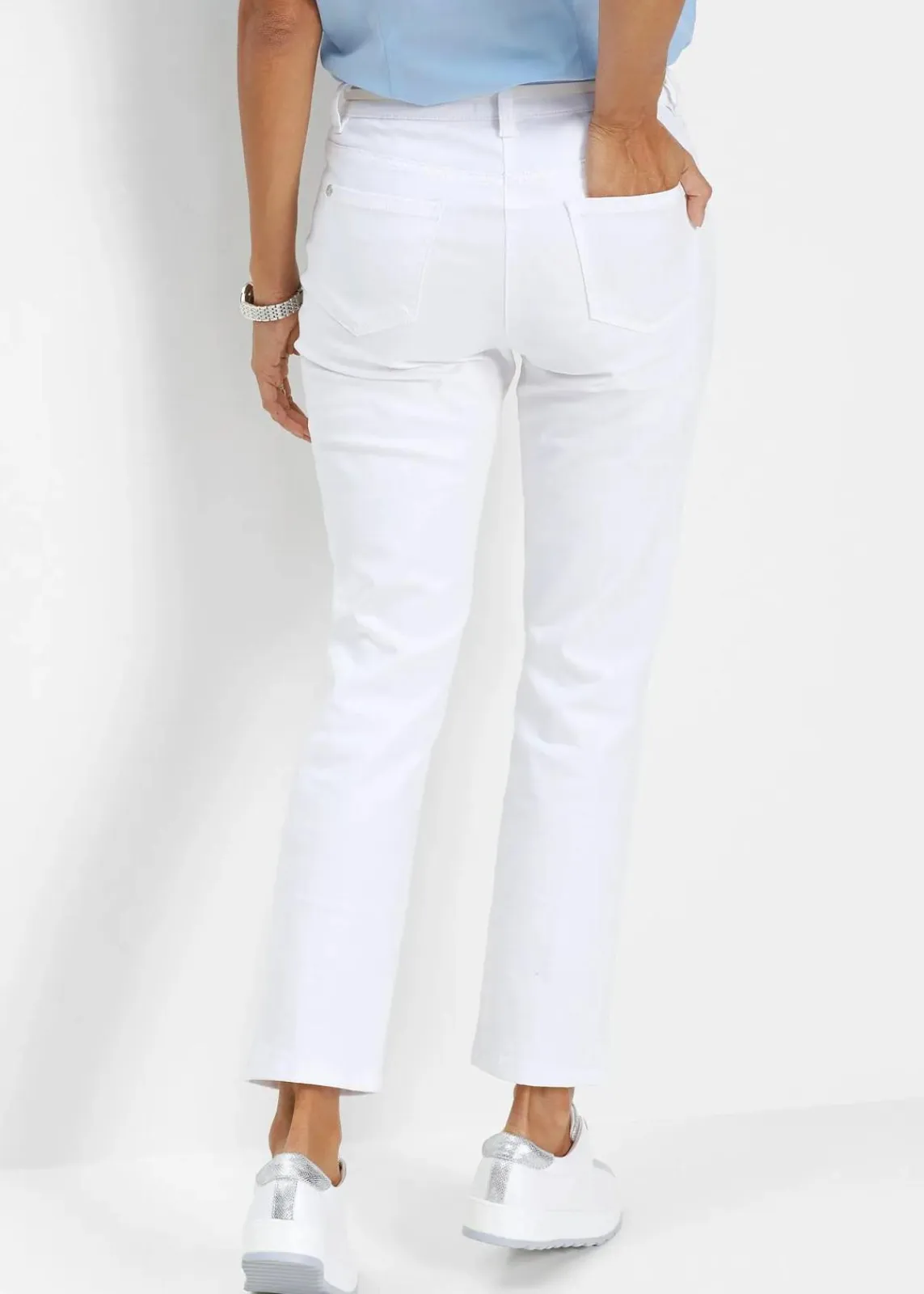 bonprix Bekleidung·Kleider|Hosen^7/8-Stretchhose weiß