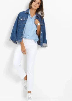 bonprix Bekleidung·Kleider|Hosen^7/8-Stretchhose weiß