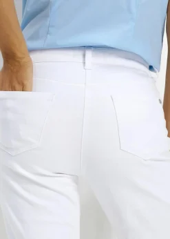 bonprix Bekleidung·Kleider|Hosen^7/8-Stretchhose weiß
