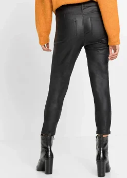 bonprix Hosen|Bekleidung·Kleider^Stretch-Hose aus Viskose-Mix schwarz