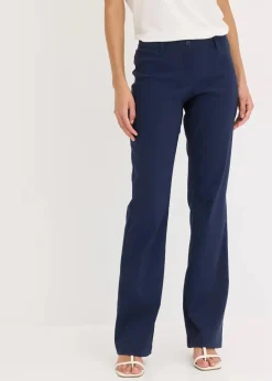 bonprix Hosen|Bekleidung·Kleider^Stretch-Hose, Bootcut dunkelblau