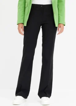 bonprix Bekleidung·Kleider|Hosen^Stretch-Hose, Bootcut schwarz