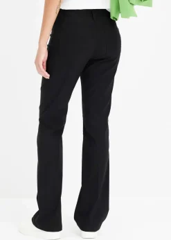 bonprix Bekleidung·Kleider|Hosen^Stretch-Hose, Bootcut schwarz