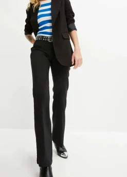 bonprix Bekleidung·Kleider|Hosen^Stretch-Hose, Bootcut schwarz