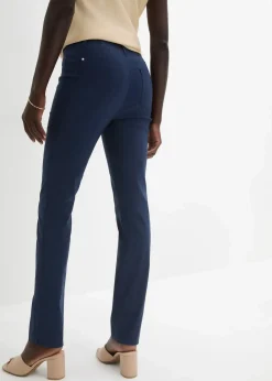 bonprix Hosen|Kurzgrößen^Stretchhose in Schlupfform dunkelblau