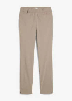 bonprix Hosen|Kurzgrößen^Stretchhose in Schlupfform taupe