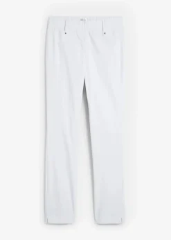 bonprix Hosen|Kurzgrößen^Stretchhose in Schlupfform weiß