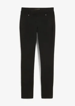 bonprix Kurzgrößen|Bekleidung·Kleider^Stretchhose in Schlupfform schwarz