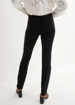 bonprix Kurzgrößen|Bekleidung·Kleider^Stretchhose in Schlupfform schwarz