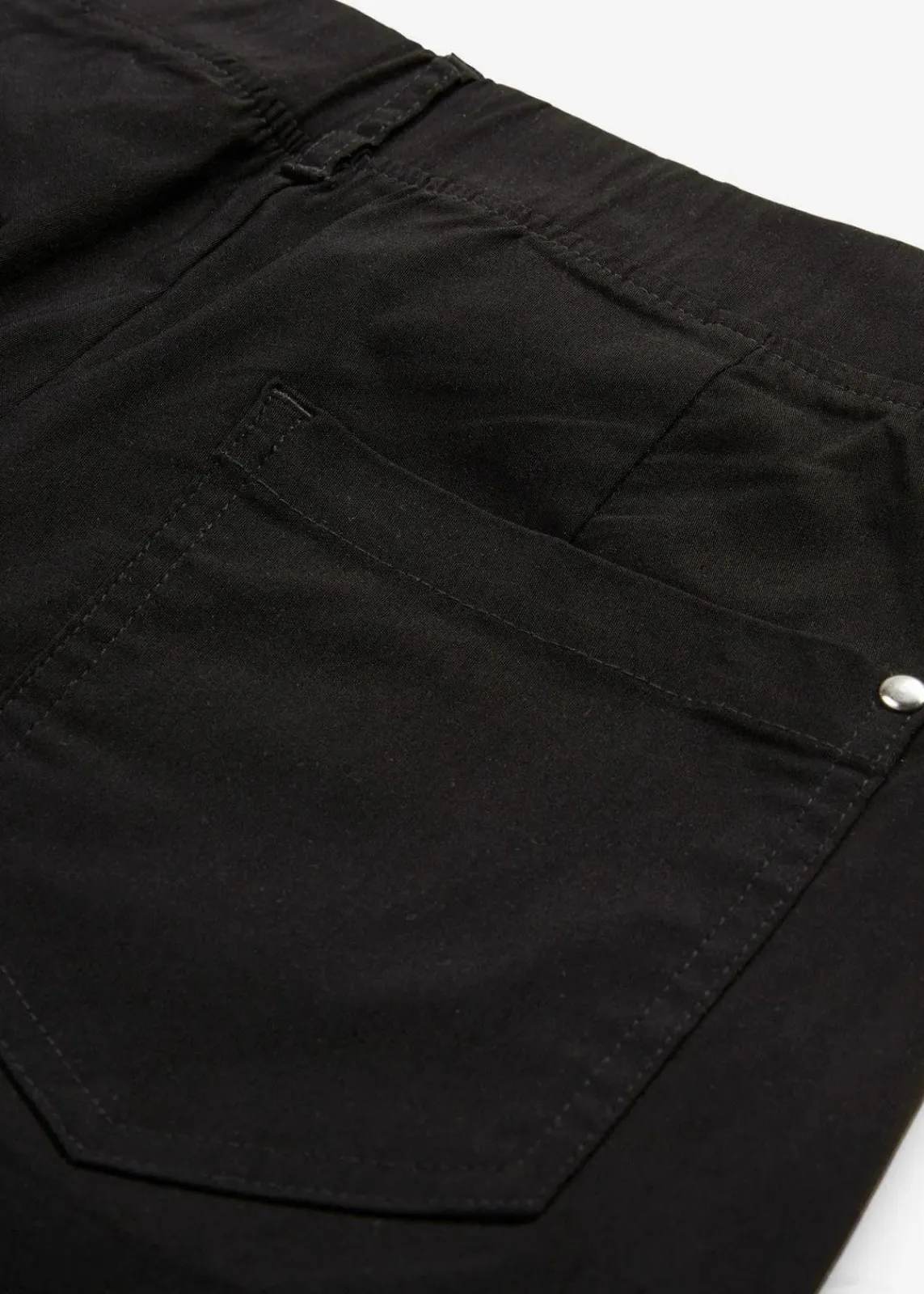 bonprix Kurzgrößen|Bekleidung·Kleider^Stretchhose in Schlupfform schwarz