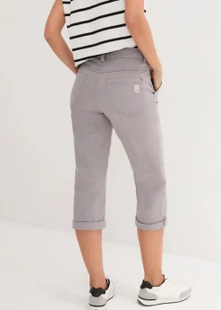 bonprix Bekleidung·Kleider|Hosen^Stretch-Hose mit Crash-Effekt grau