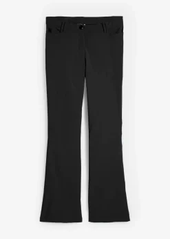 bonprix Bekleidung·Kleider^Stretch-Hose mit Viskose schwarz
