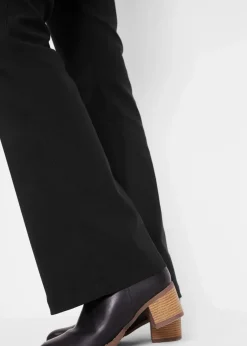 bonprix Bekleidung·Kleider^Stretch-Hose mit Viskose schwarz