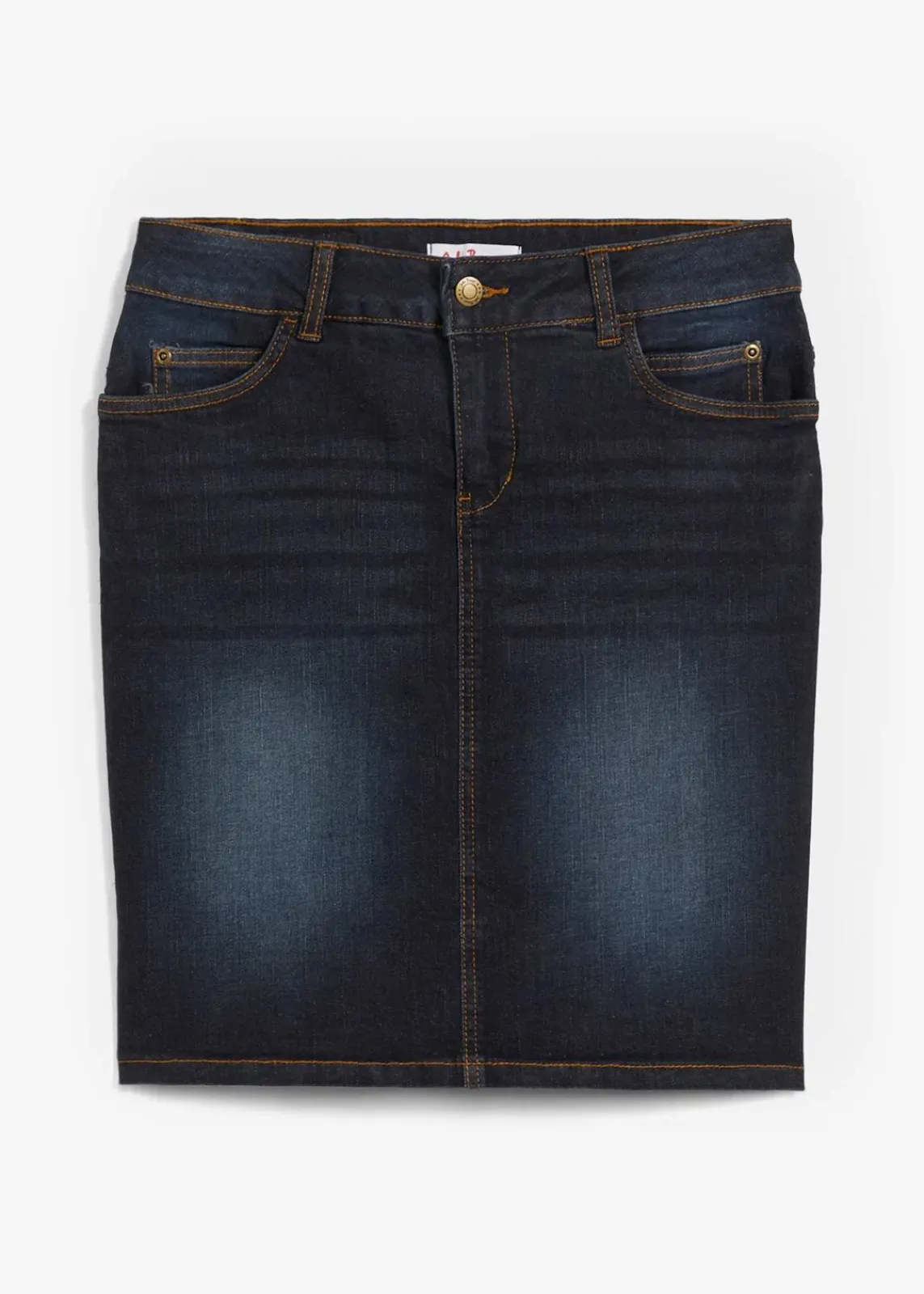 bonprix Bekleidung·Sportbekleidung|Röcke^Stretch-Jeansrock dunkelblau used