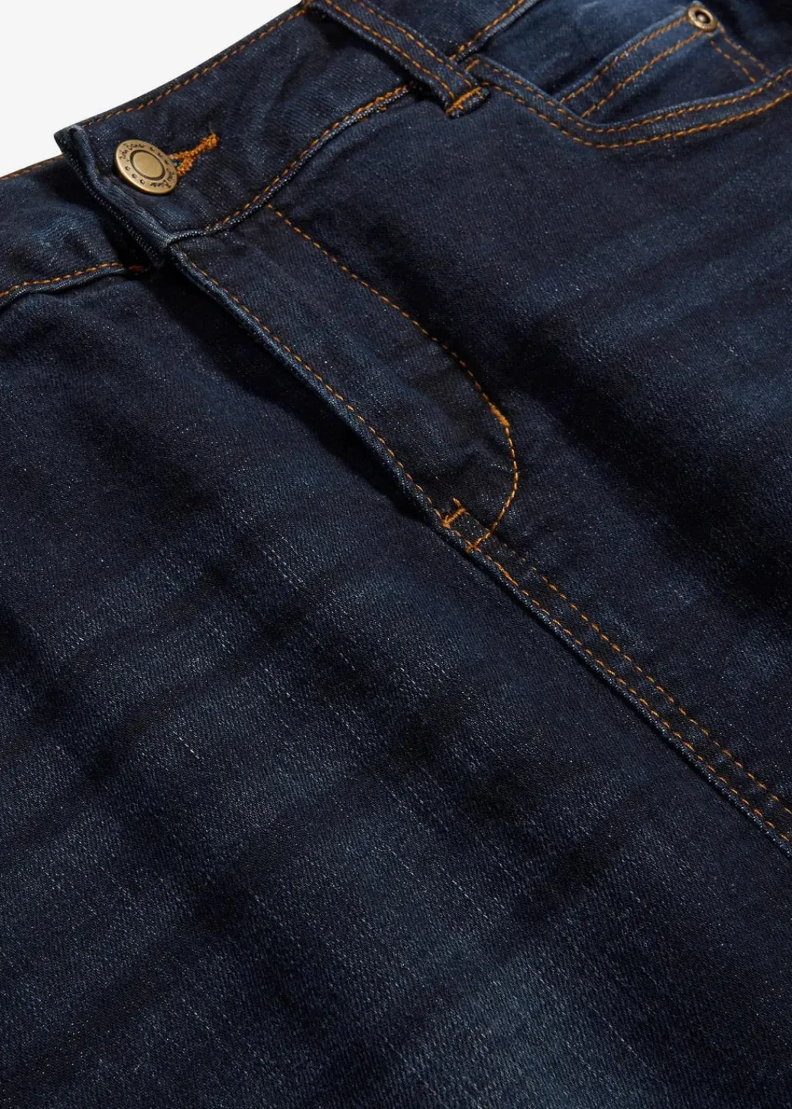 bonprix Bekleidung·Sportbekleidung|Röcke^Stretch-Jeansrock dunkelblau used