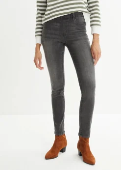 bonprix Jeans|Bekleidung·Shirts & Tops^Stretch-Jeggings schwarz used