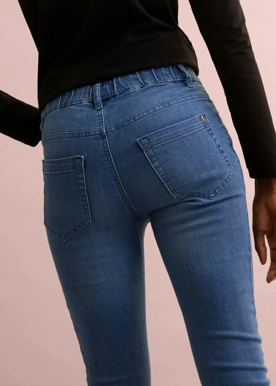 bonprix Jeans|Bekleidung·Shirts & Tops^Stretch-Jeggings blau used