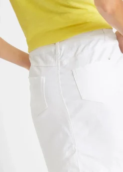 bonprix Röcke|Bekleidung·Sportbekleidung^Stretch-Rock mit Lycra-Anteil weiß