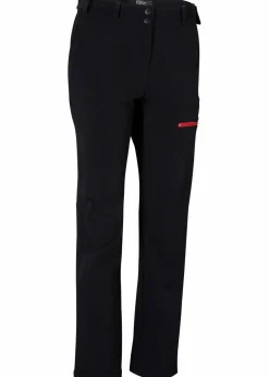 bonprix Outdoorbekleidung|Sportbekleidung^Stretch-Softshell-Hose mit Taschen, wasserabweisend schwarz