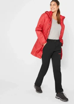 bonprix Outdoorbekleidung|Sportbekleidung^Stretch-Softshell-Hose mit Taschen, wasserabweisend schwarz