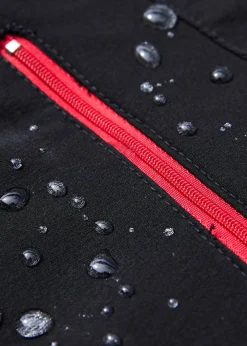 bonprix Outdoorbekleidung|Sportbekleidung^Stretch-Softshell-Hose mit Taschen, wasserabweisend schwarz