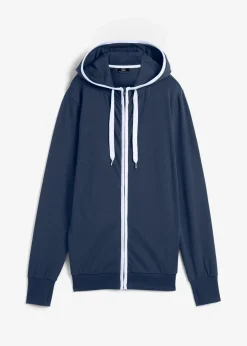 bonprix Sweat|Bekleidung·Blusen & Tuniken^Stretch-Sweatjacke mit Baumwolle dunkelblau