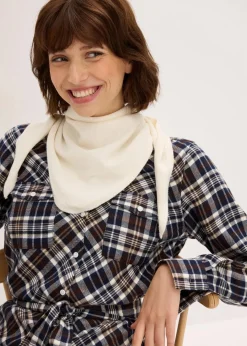 bonprix Schuhe & Accessoires In Spezialgrößen·Tücher & Ponchos|Schals & Tücher^Strick-Dreieckstuch naturbeige