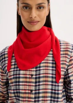 bonprix Schals & Tücher|Schuhe & Accessoires In Spezialgrößen·Tücher & Ponchos^Strick-Dreieckstuch lavarot