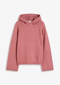 bonprix Pullover & Strickjacken|Strickmode^Strick-Hoodie softbeere