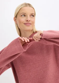 bonprix Pullover & Strickjacken|Strickmode^Strick-Hoodie softbeere