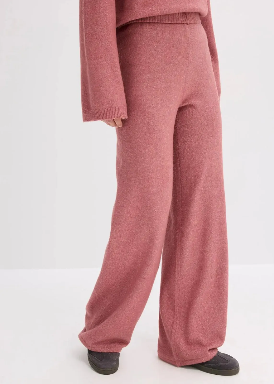 bonprix Bekleidung·Kleider|Hosen^Strickhose softbeere meliert