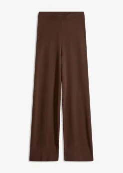 bonprix Bekleidung·Kleider|Hosen^Strickhose aus softem Viskose-Mix braun