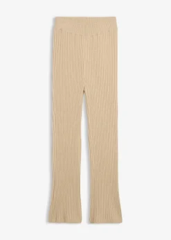 bonprix Bekleidung·Kleider|Hosen^Strickhose aus softem Viskose-Mix hellsand