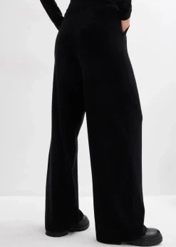 bonprix Hosen|Bekleidung·Kleider^Strick-Hose aus weichem Kaschmir-Mix schwarz