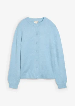 bonprix Bekleidung·Umstandsmode|Strickmode^Strickjacke eisblau meliert