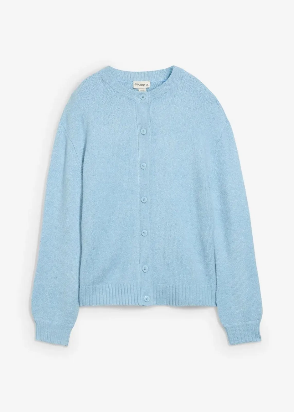 bonprix Bekleidung·Umstandsmode|Strickmode^Strickjacke eisblau meliert