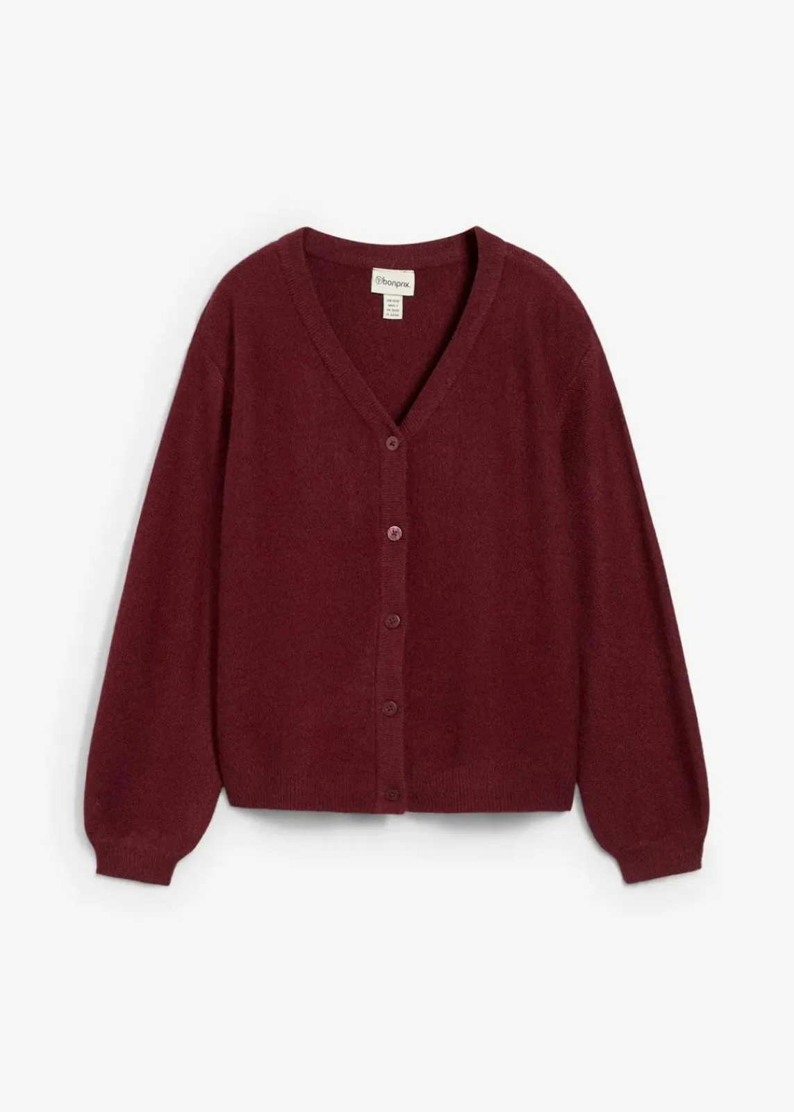 bonprix Bekleidung·Umstandsmode|Strickmode^Strickjacke dunkelbeere