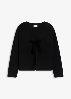 bonprix Pullover & Strickjacken|Strickmode^Strickjacke schwarz